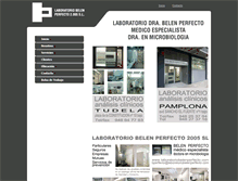 Tablet Screenshot of laboratoriobelenperfecto.com